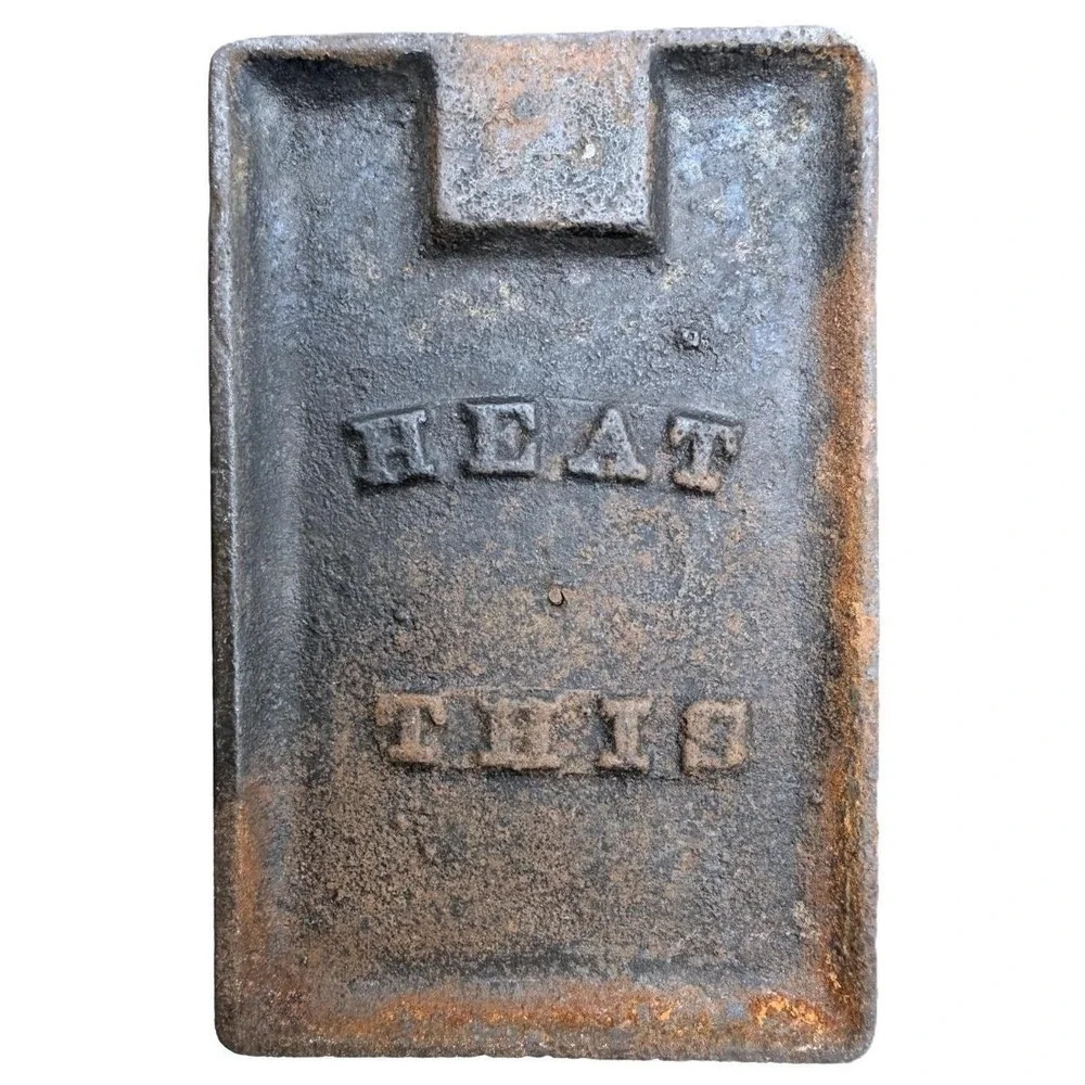 Antique Shepard (marked) Fluting Iron Roller with Lift Handle & Base c 1870-1900